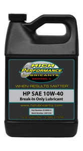 Break-In Only Lubricant