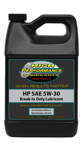 Break-In Only Lubricant